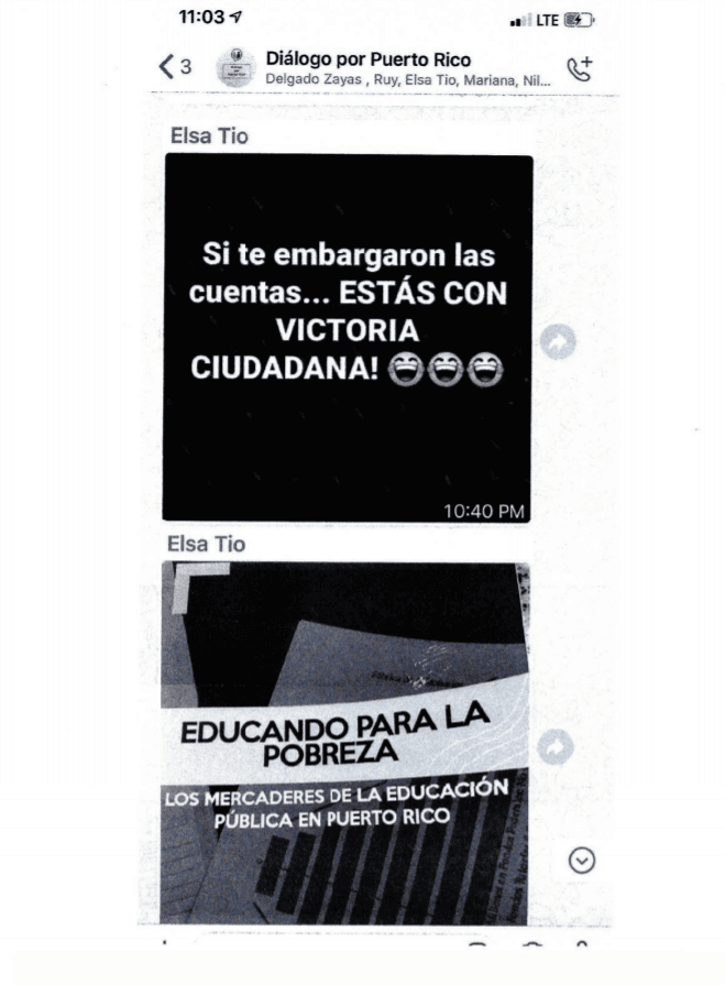 Lúgaro aseguró que existen más extractos de la conversación, pero están siendo corroborados para poder difundirlos.