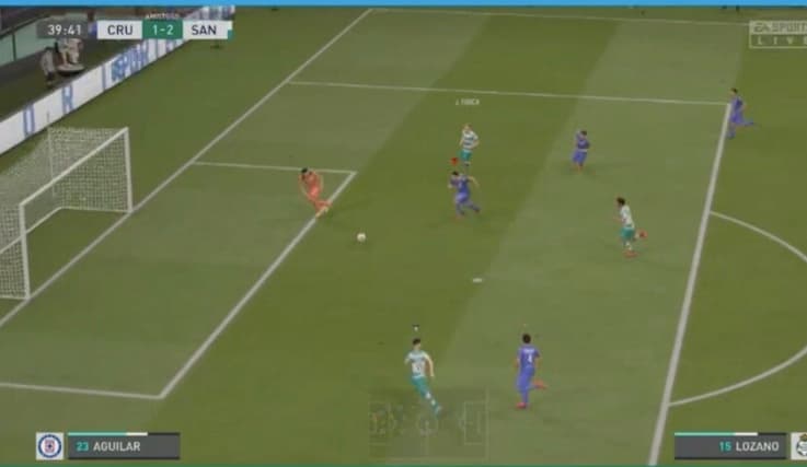 Cruz Azul no logra salir del sótano y esta vez caen frente al Santos de Eduardo Aguirre con un marcador de 3-4.