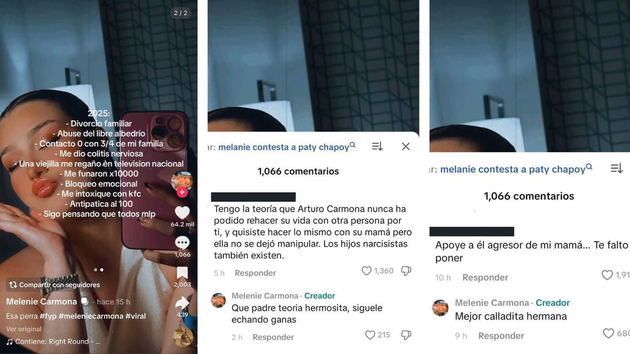 Melenie Carmona respondió a los señalamientos en su contra.