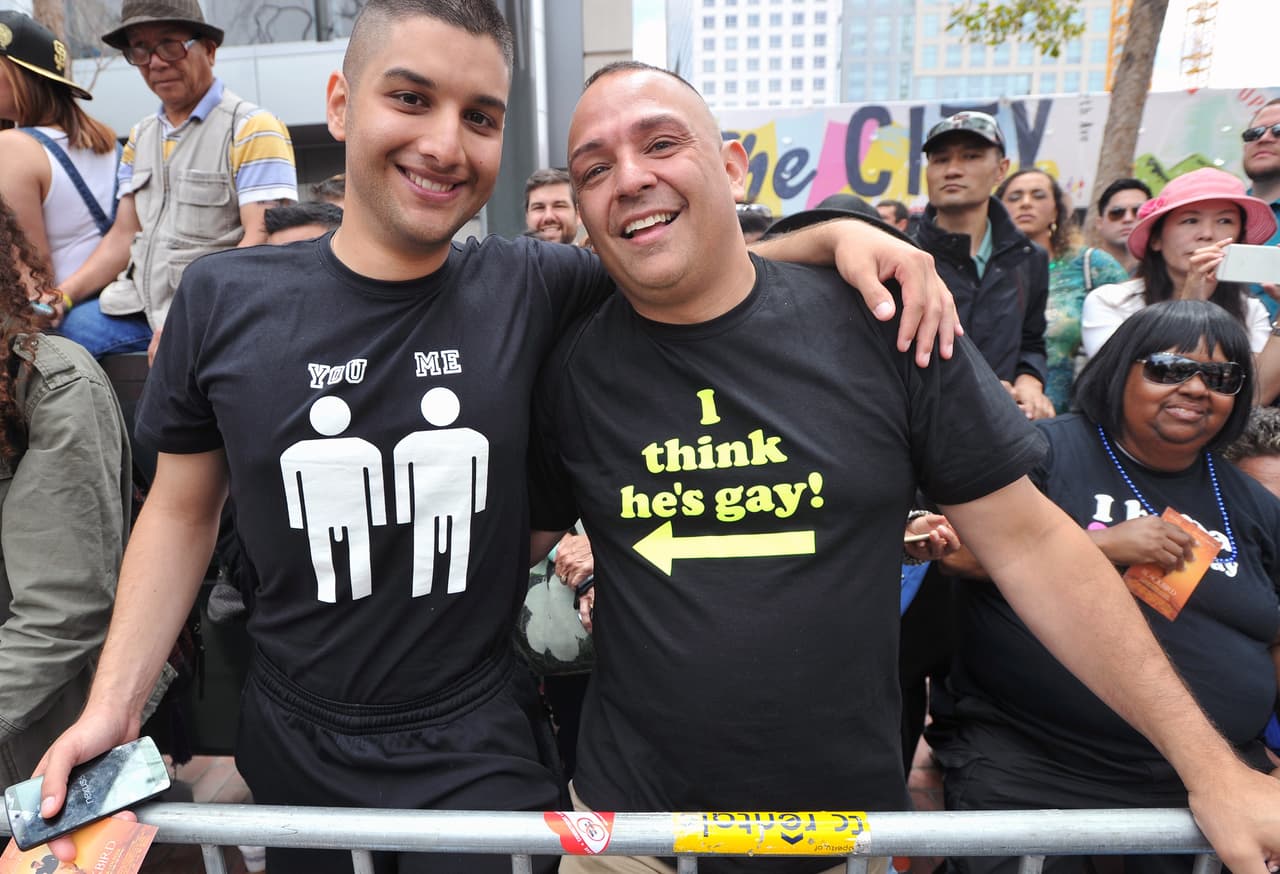Cientos salieron a las calles de San Francisco para celebrar el Orgullo Gay.