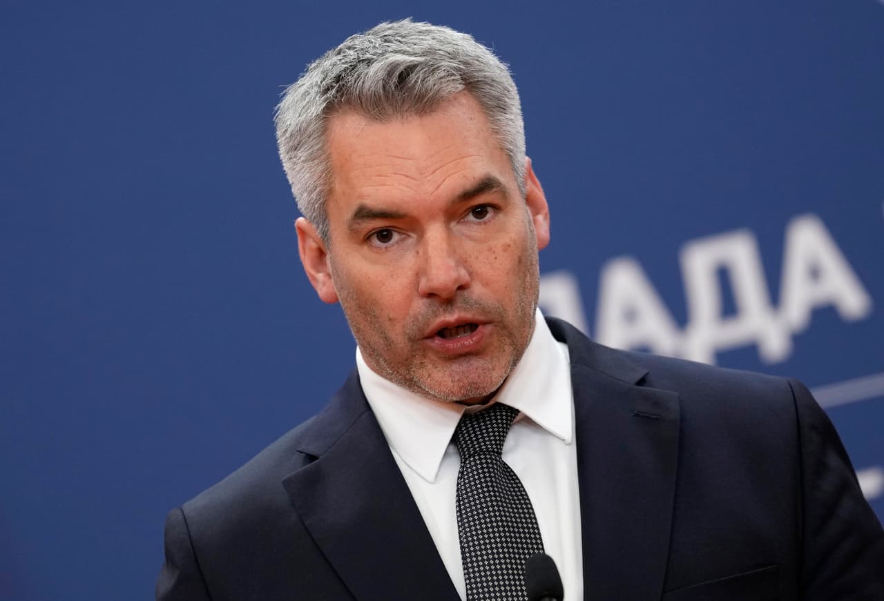 El canciller de Austria, Karl Nehammer.