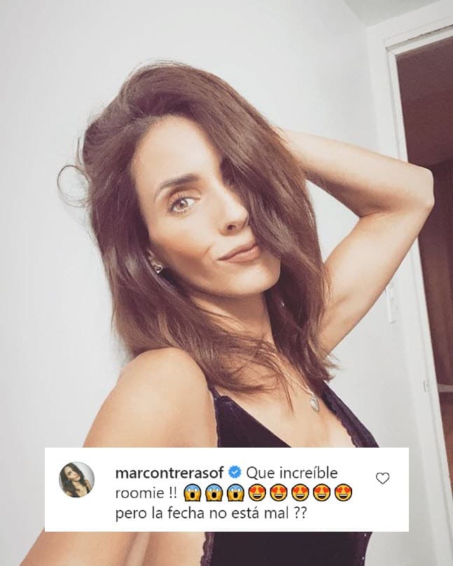 <b>Mar Contreras</b> también fue parte del elenco de 'Vino el amor' y mostró su sorpresa.