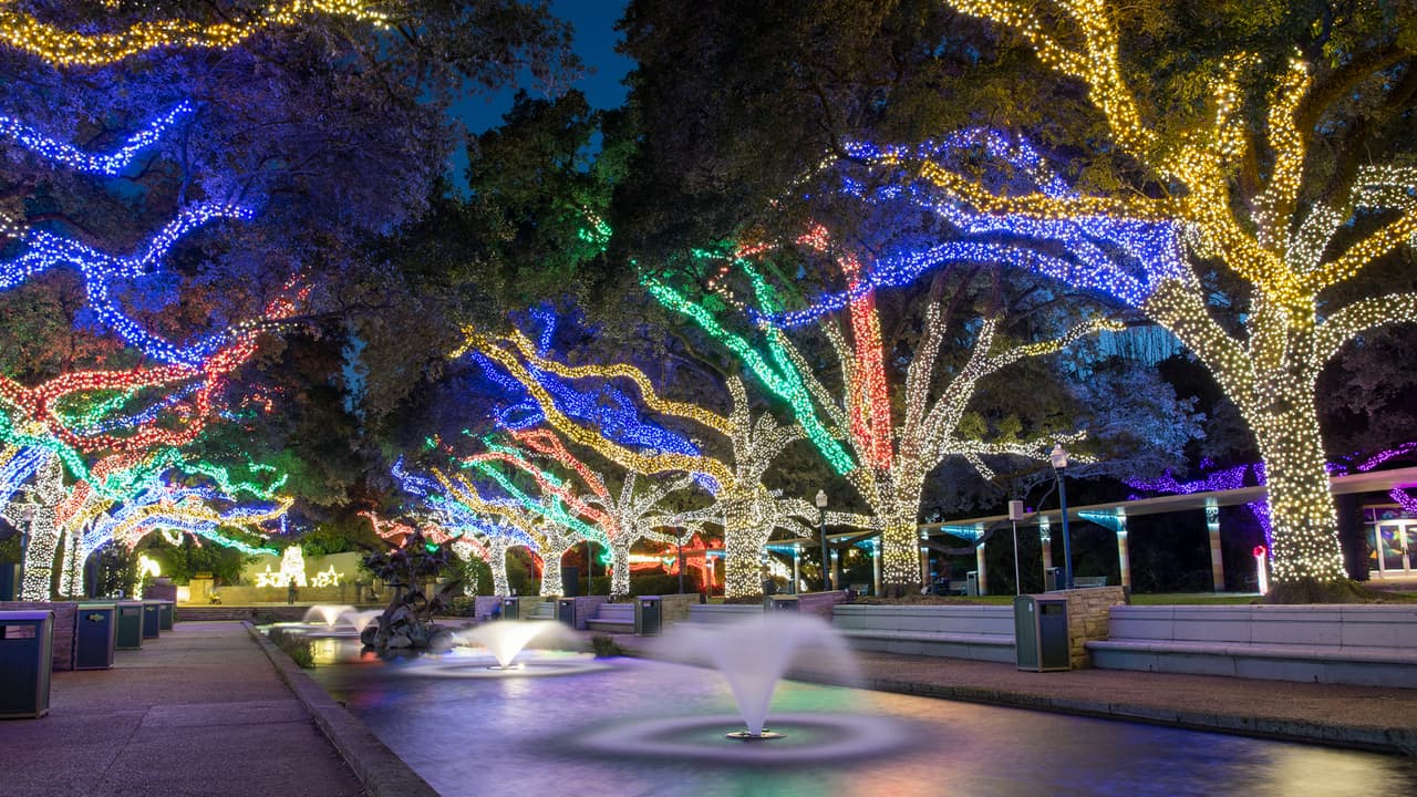 Extienden la suspensión del espectáculo de luces en el Zoológico de Houston este sábado por pronóstico de mal tiempo