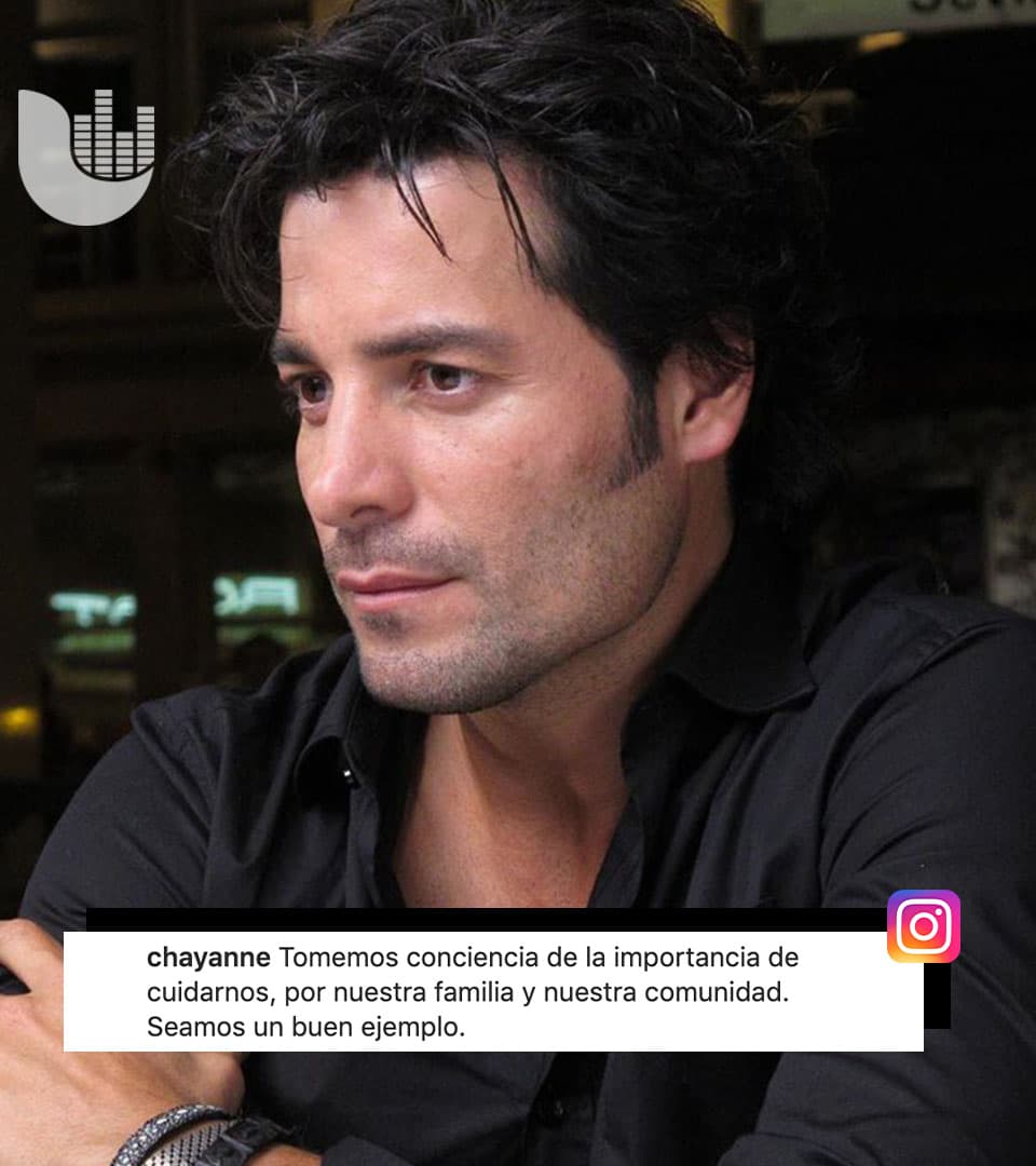A pesar de haber tenido que cancelar conciertos en siete países, 
<b>Chayanne</b> se mostró animado, pero invitando a sus seguidores tomar conciencia.
