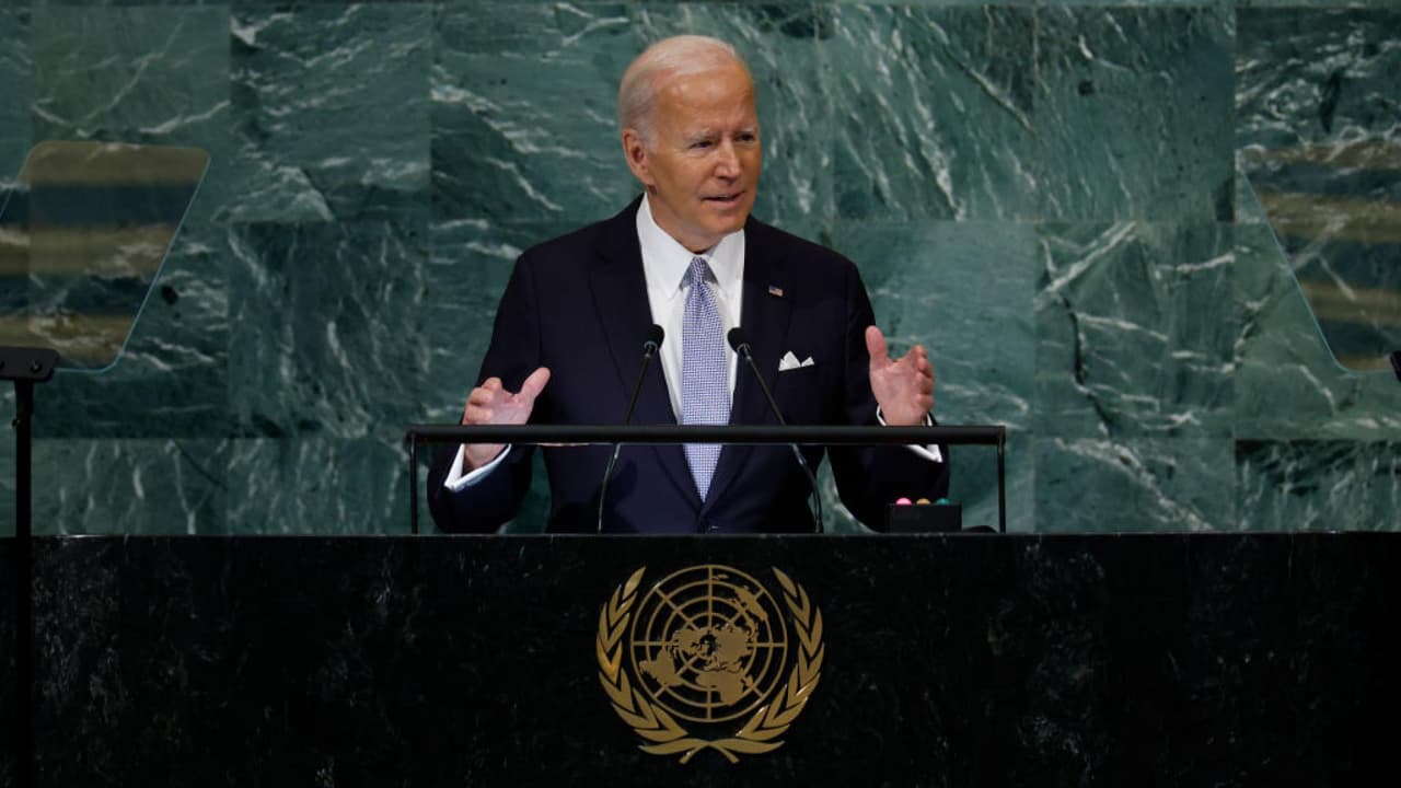 En un discurso ante la Asamblea General de la ONU, el presidente Joe Biden advirtió sobre el uso de armas nucleares y las amenazas que representan Rusia, China, Corea del Norte e Irán al no comprometerse con la no proliferación. 
<a href="https://www.univision.com/noticias" target="_blank">Sigue las últimas noticias en Univision</a>.
