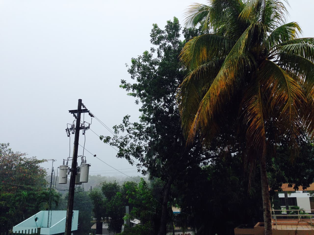 Se sintieron vientos de hasta 45 mph y muchas lluvias.