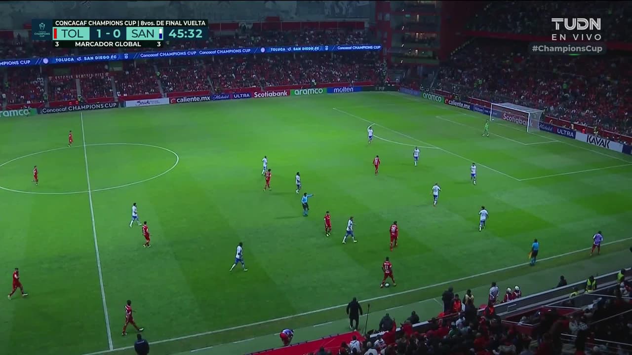 ¡TIRO ATAJADO! disparo por Santiago Simón.