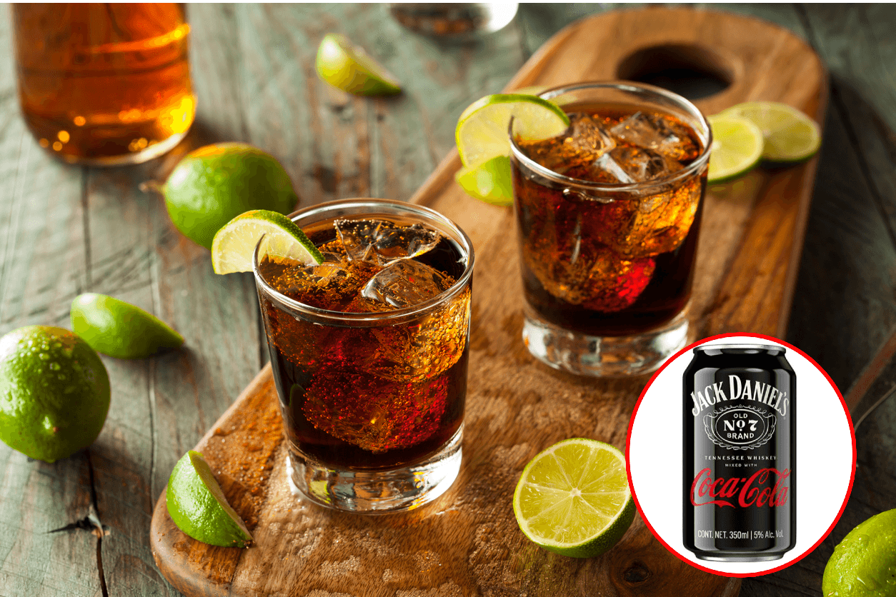 Coca-Cola lançará sua primeira bebida alcoólica pronta para beber: mix de uísque e refrigerante 