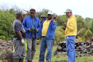 Las labores de búsqueda en La Reunión.