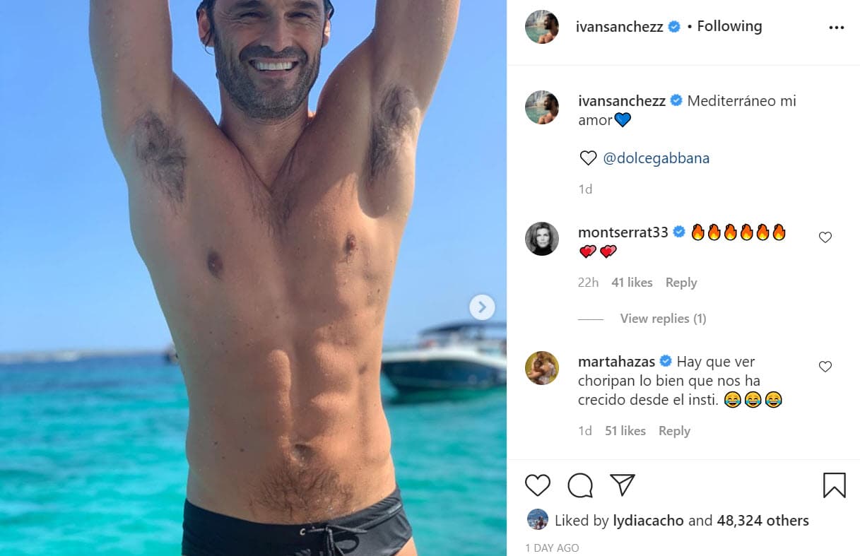 En 
<b><a href="https://www.instagram.com/p/CFXMnl9luQE/" target="_blank">esta foto</a></b> se dejó ver en traje de baño y escribió: "Mediterráneo, mi amor".