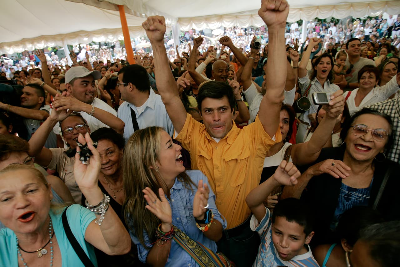 En abril de 2008, López anunció su candidatura a la Alcaldía Mayor de Caracas. Era considerado el favorito para ganar las elecciones, pero López y cientos de otros venezolanos fueron inhabilitados por la Contraloría General —un tribunal de cuentas controlado por Hugo Chávez— para postularse a cargos de elección popular.