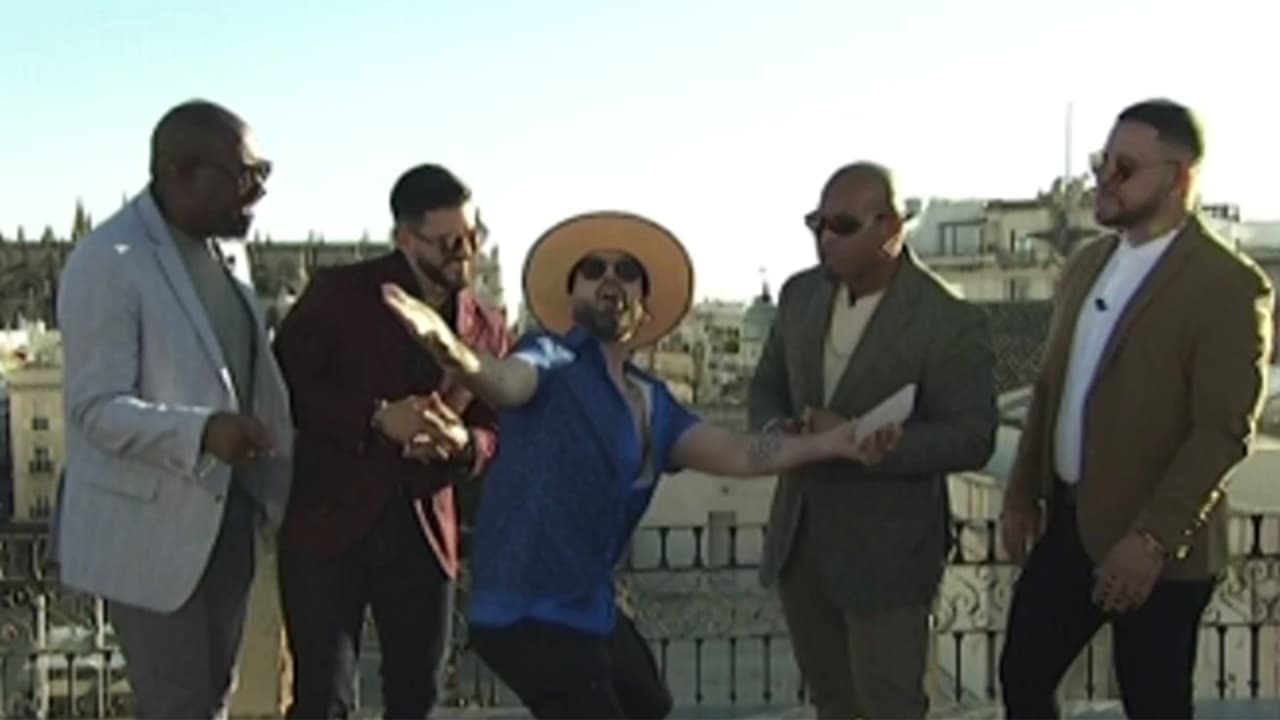 Jomari Goyso se atrevió a cantar y a bailar con el grupo Niche: este fue el resultado