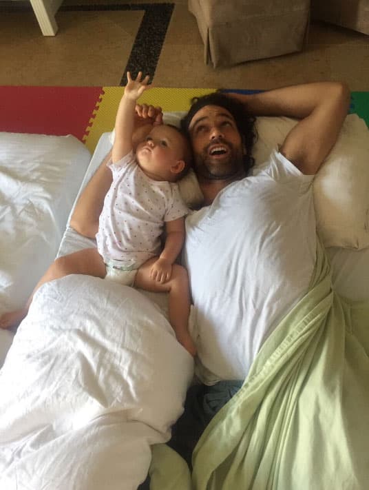 A finales de febrero del 2016 se convirtió en papá de una hermosa bebita.