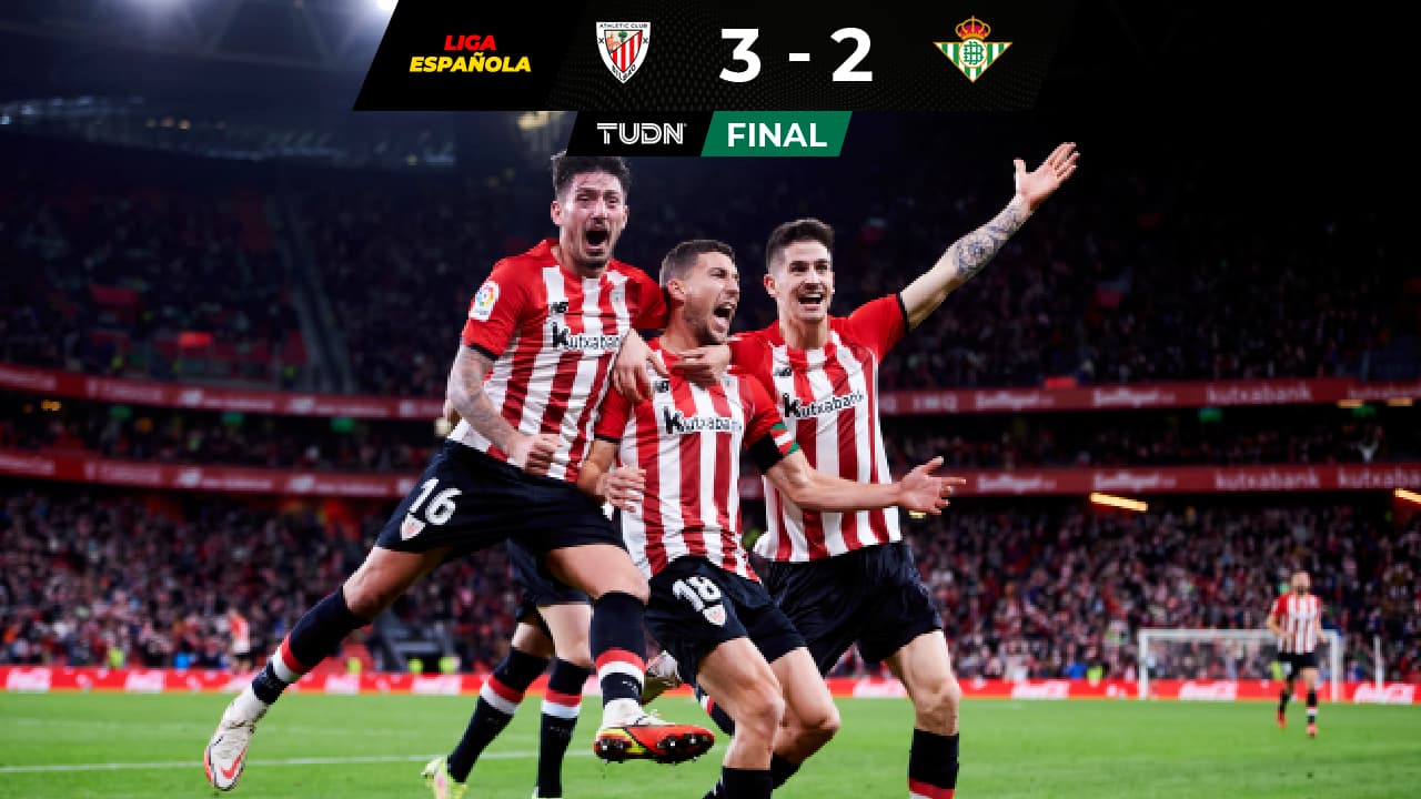 El Betis cae con el Athletic sin los mexicanos en la cancha