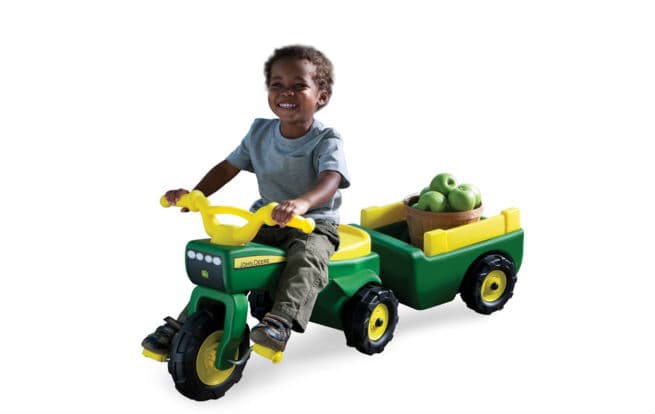 - John Deere Pedal Tractor And Wagon
