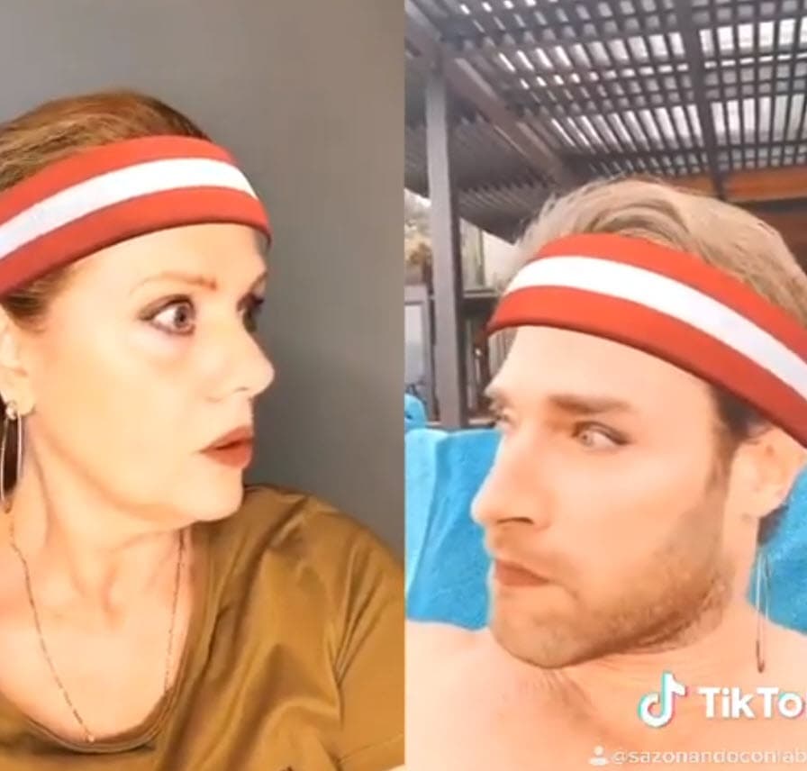 Incluso, la actriz retomó un video de 
<b>Sebastián Rulli para actuar a su lado</b>. Los actores trabajaron juntos en el melodrama 
<a href="https://www.univision.com/unimas/amores-verdaderos-nikki-y-guzman-se-dieron-un-apasionado-beso-tras-una-discusion-escena-del-dia-video">'Amores Verdaderos'</a> (2012). 
<br>