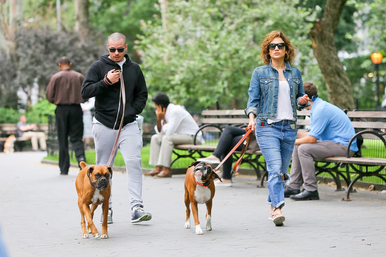 Por supuesto, los dos perros eran los más contentos.
