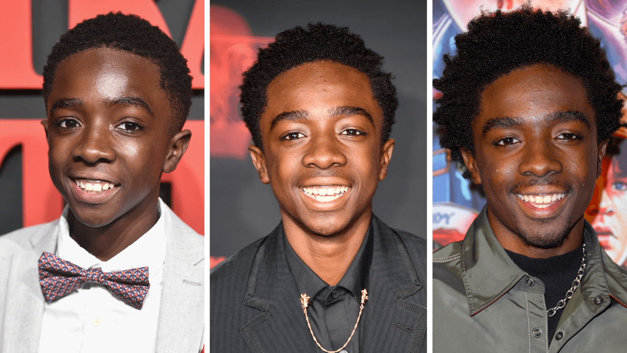 <b>Caleb McLaughlin</b>
<br>Así es como ha cambiado Caleb MacLaughin, quien interpreta a Lucas en 'Stranger Things'. La primera imagen es del 2016, la segunda del 2017 y la tercera del 2019.