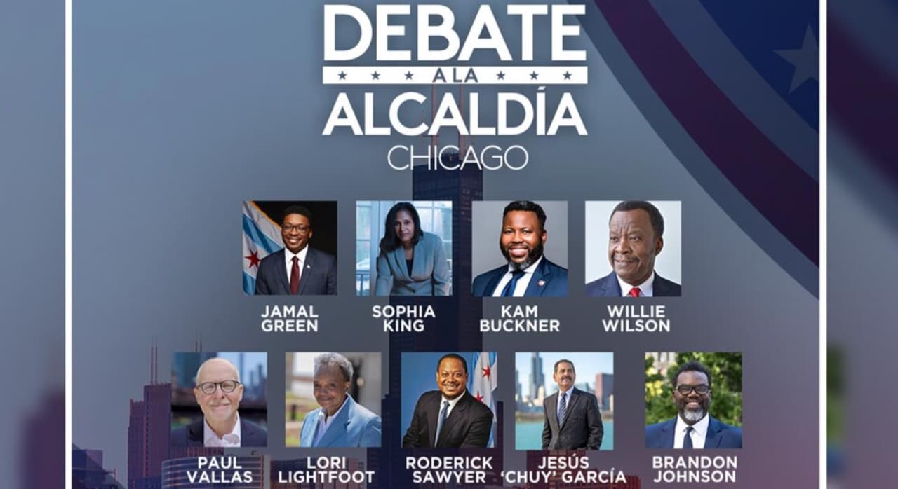 Violencia, seguridad, transporte e inversiones, los temas del debate entre candidatos a Alcaldía de Chicago