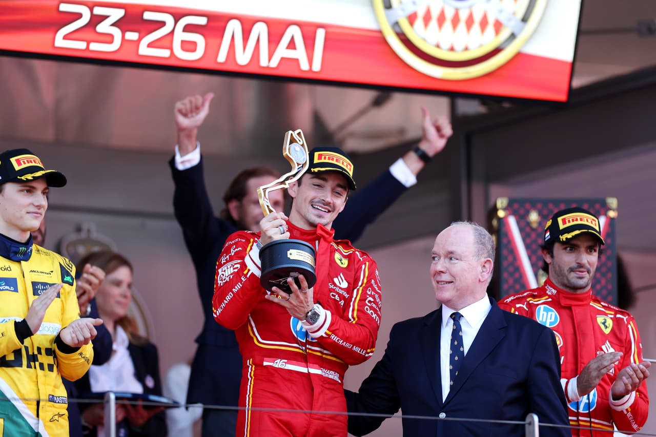 ¡Andiamo Ferrari! Leclerc gana 'su carrera' en el GP de Mónaco 2024