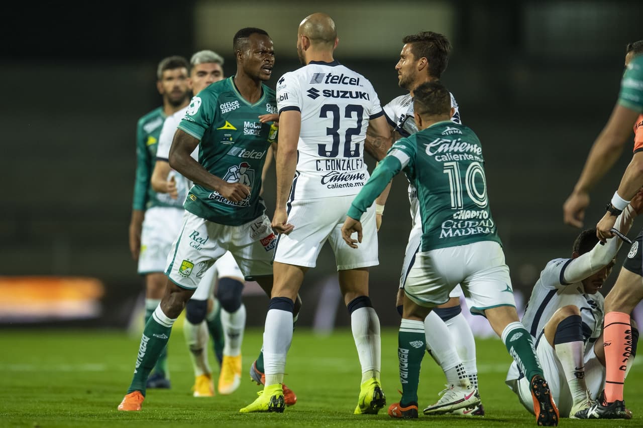 Con anotaciones de Carlos González y Emanuel Gigliotti, Pumas y León arrancan la final del Guard1anes 2020 con empate en Ciudad Univeristaria.