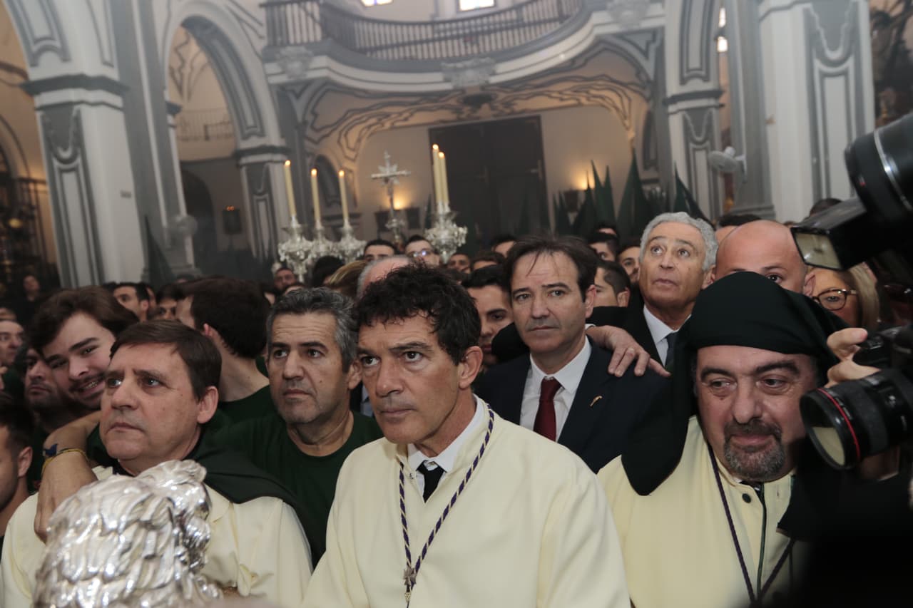 Antonio participó en la ceremonia de Domingo de Ramos.