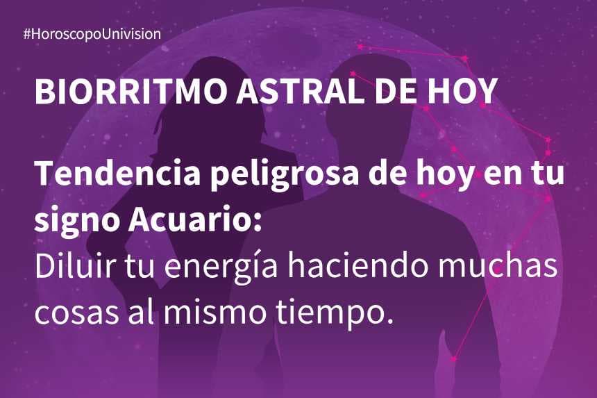 Horóscopo Acuario 18 de agosto de 2018