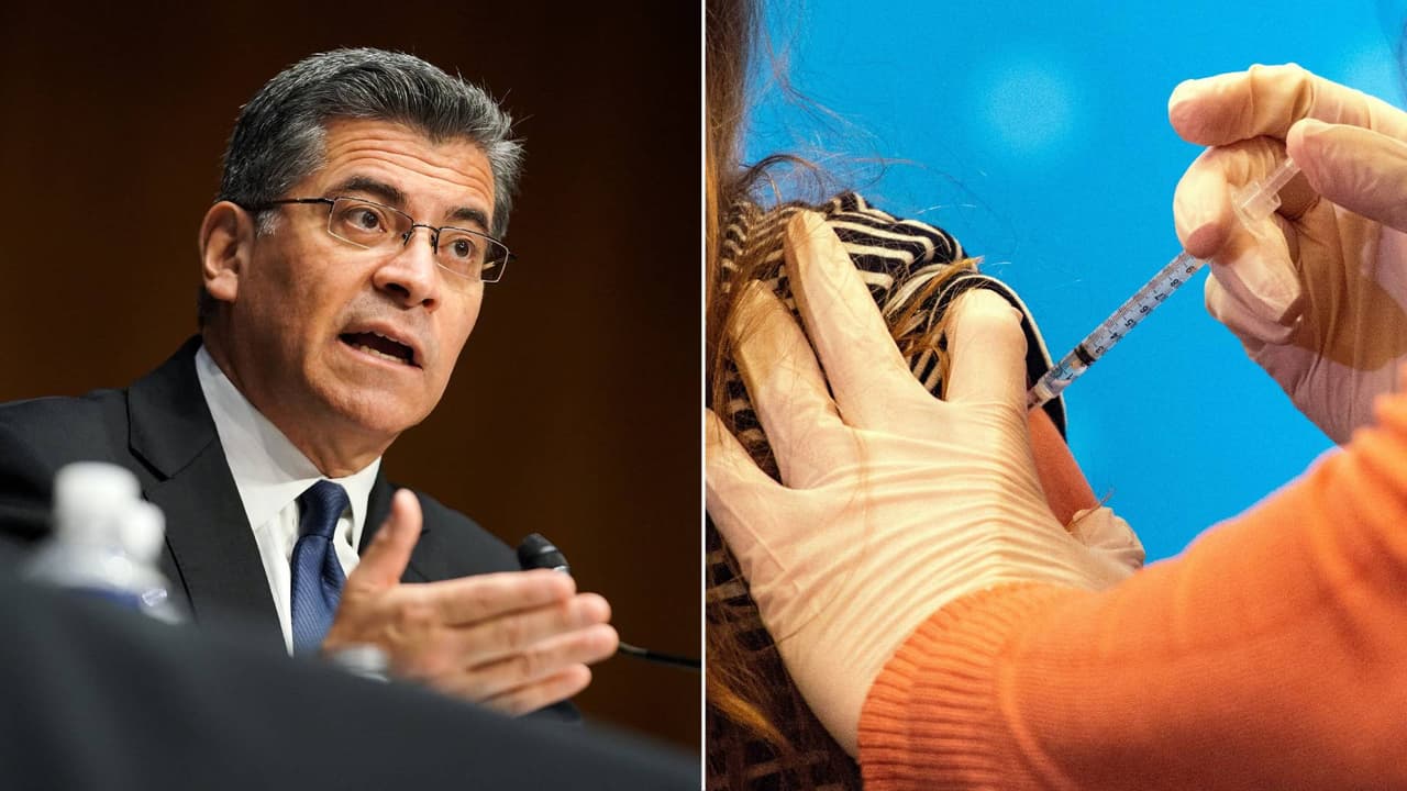 Secretario de salud de EEUU pide tener confianza y vacunar a los niños menores de 5 años contra el coronavirus