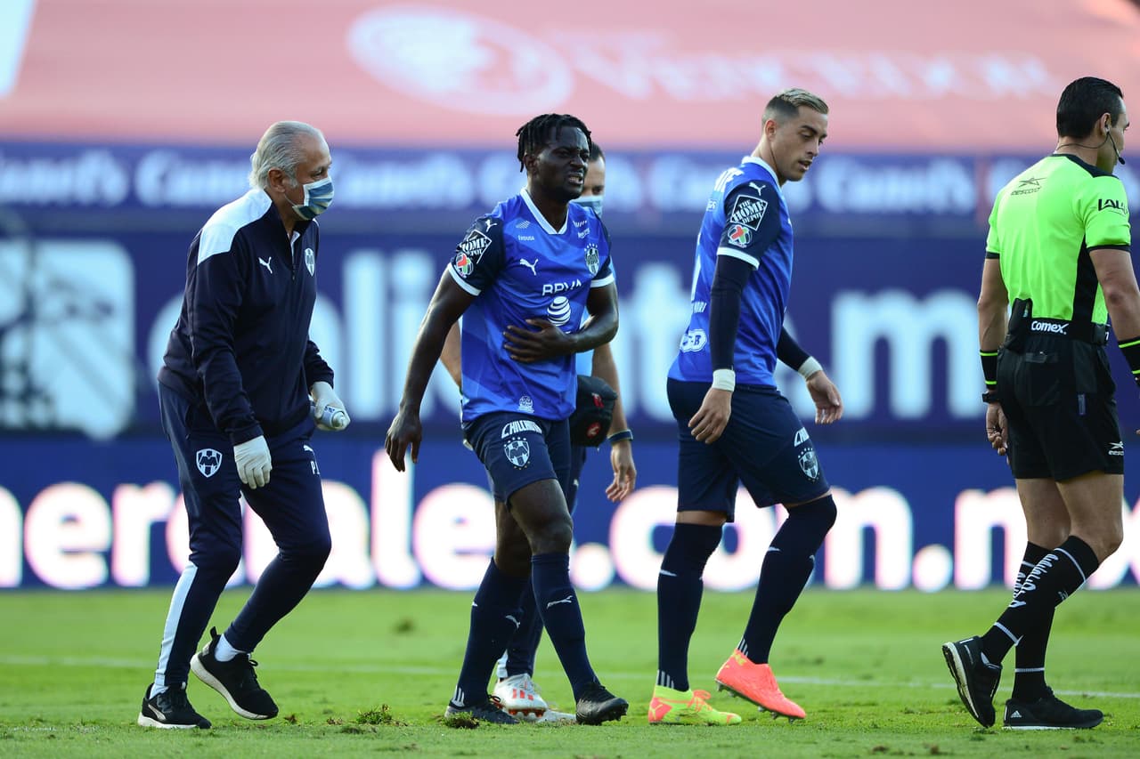Con goles de Aké Loba y Maximiliano Meza, los Rayados se imponen 1-2 en su visita al Atlético San Luis.
