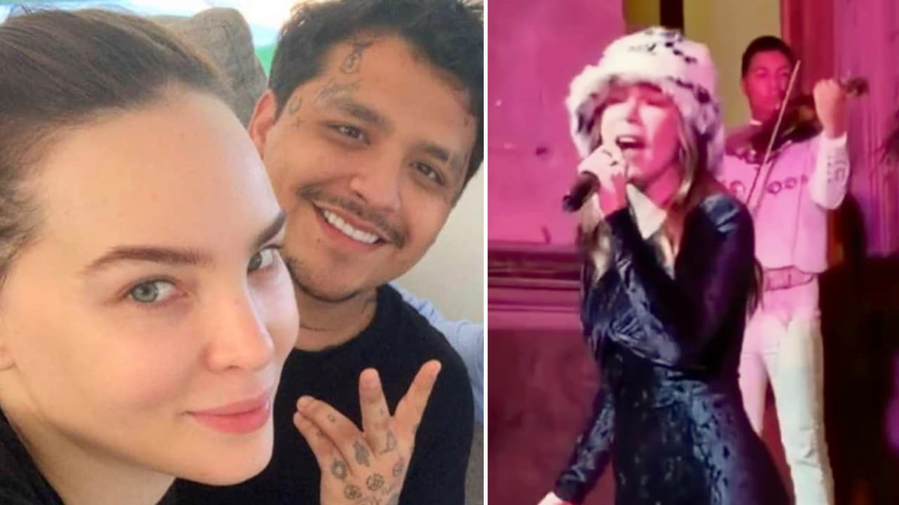 Belinda causa revuelo por cantar la canción que hizo a dueto con Christian Nodal cuando eran novios