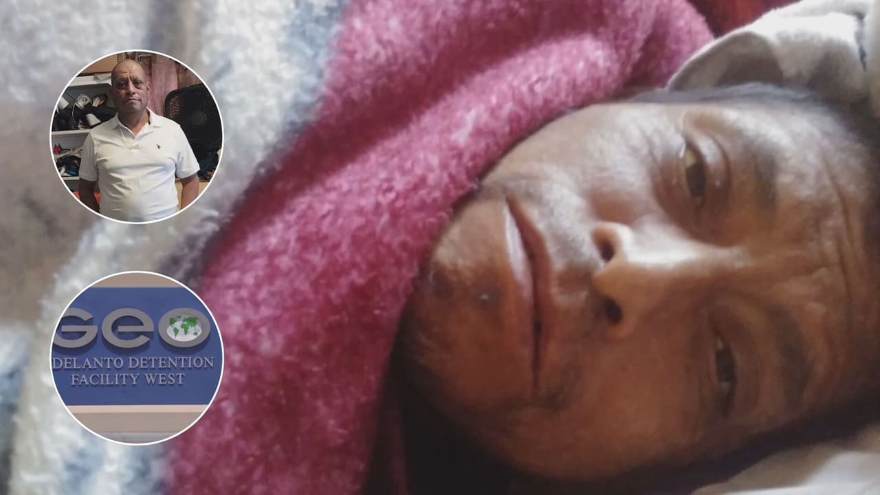 "No pueden dejarlo morir": esposa de arrestado por ICE en Adelanto pide atención médica 