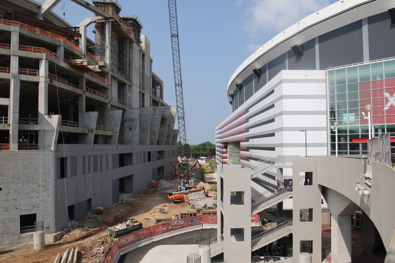 El Georgiadome fue inaugurado en 1992. Luego de la temporada 2016 será reemplazado por el Mercedes-Benz Stadium.