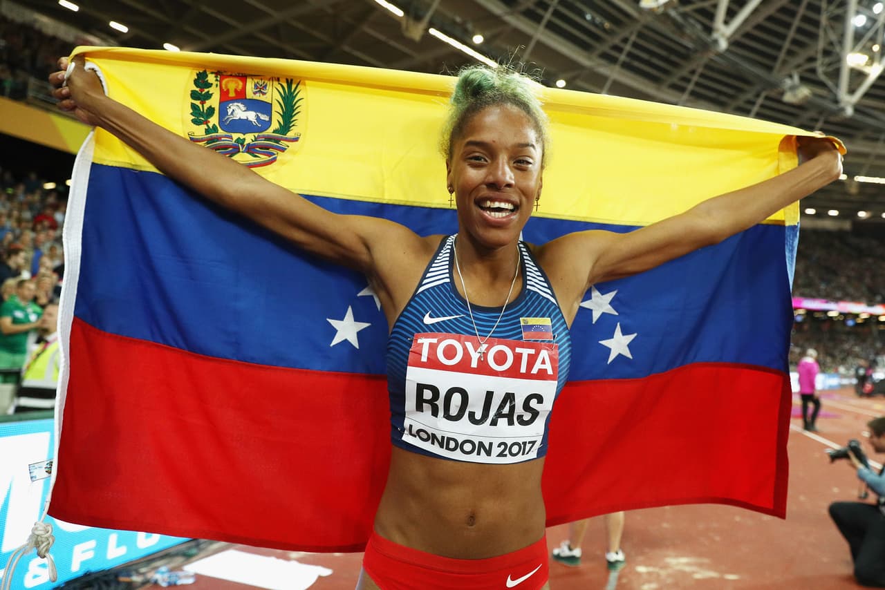 La venezolana Yulimar Rojas obtuvo plata en Río 2016, pero fue en 2017 donde estalló como la mejor del salto triple mundial y se confirmó como una reina mundial del atletismo con su belleza y talento.