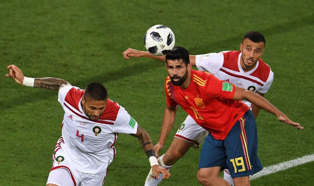 Diego Costa no tuvo espacios para quedar con posibilidades de anotar contra un equipo muy organizado en la defensa.