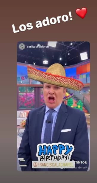 Debido al distanciamiento social faltaron los verdaderos mariachis, pero Alan, Carlos y Raúl los sustituyeron para cantarle 'Las mañanitas'.