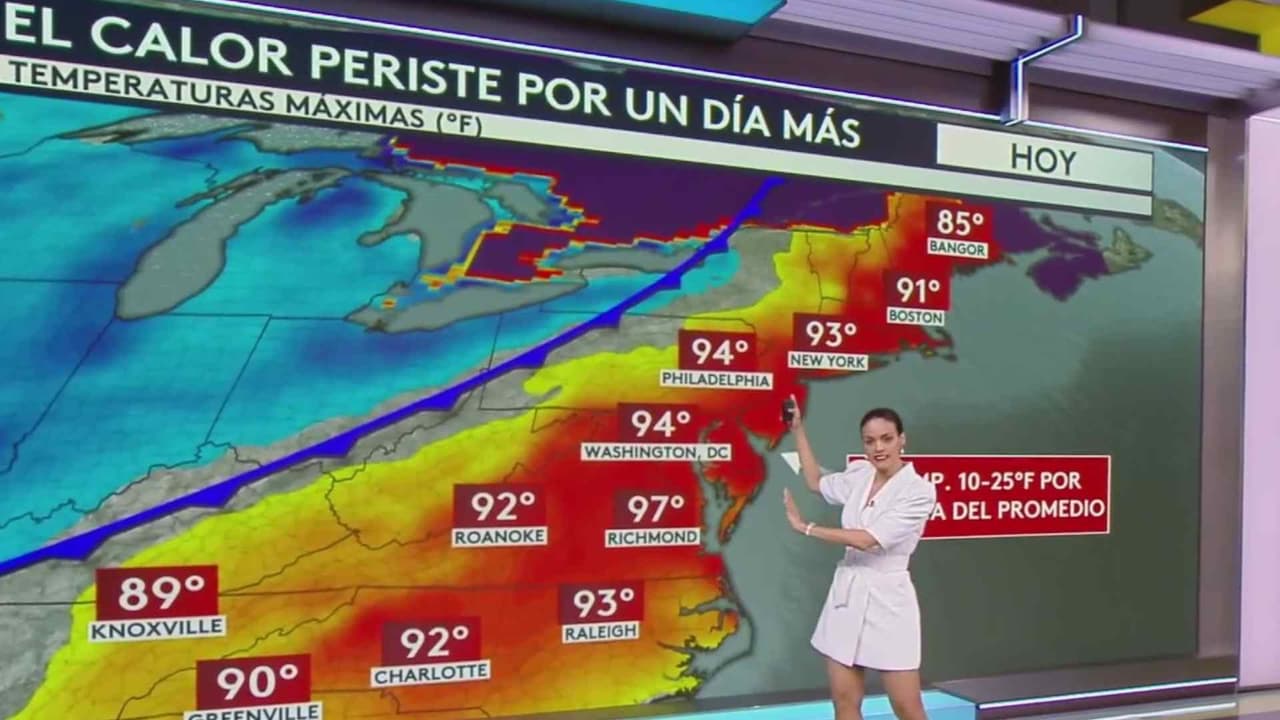 Clima hoy en Estados Unidos, miércoles 20 de mayo 2026: Noreste de EEUU bate récords de calor