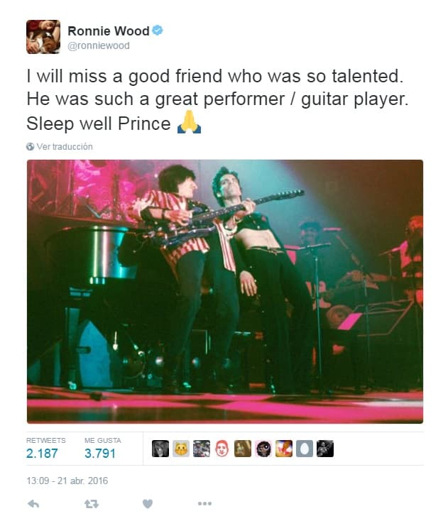 Y le deseó feliz viaje a su querido compañero de esta manera.