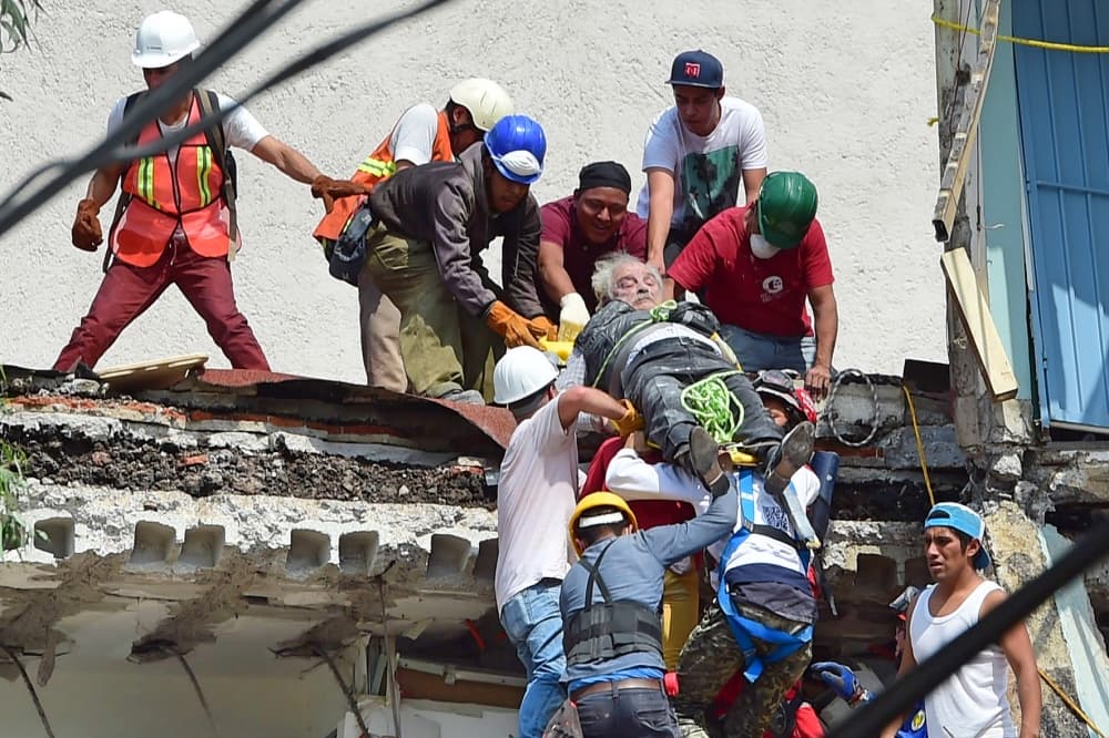 Solidaridad por terremoto en México 2017.