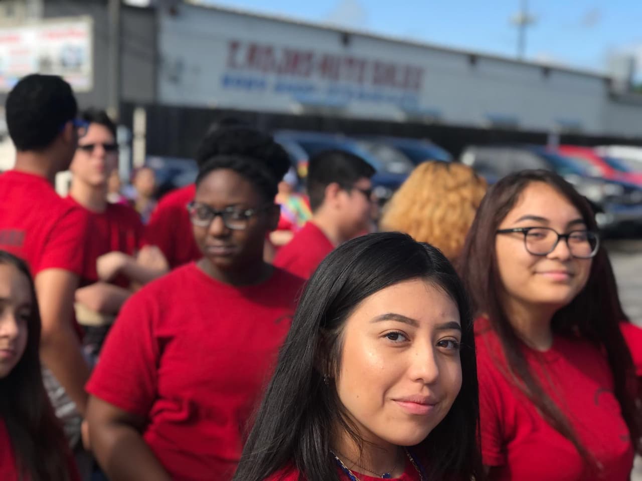Los jóvenes también dijeron presente en el multitudinario evento.