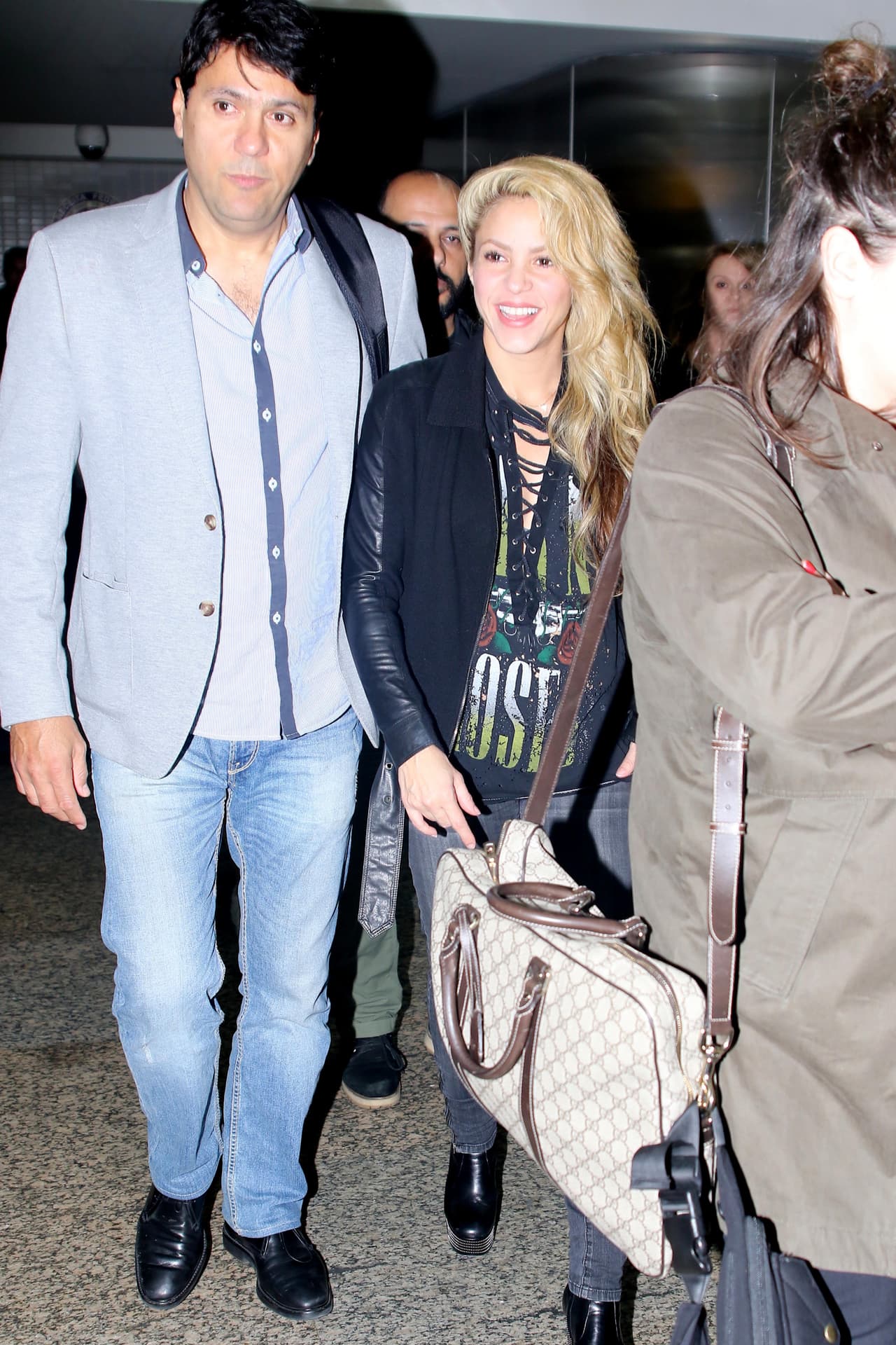 Así fue la visita de Shakira a Brasil.