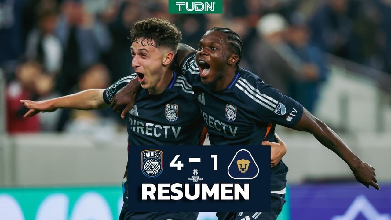 Resumen | ¡San Diego aplasta a Pumas! Remontada brutal y goleada inolvidable