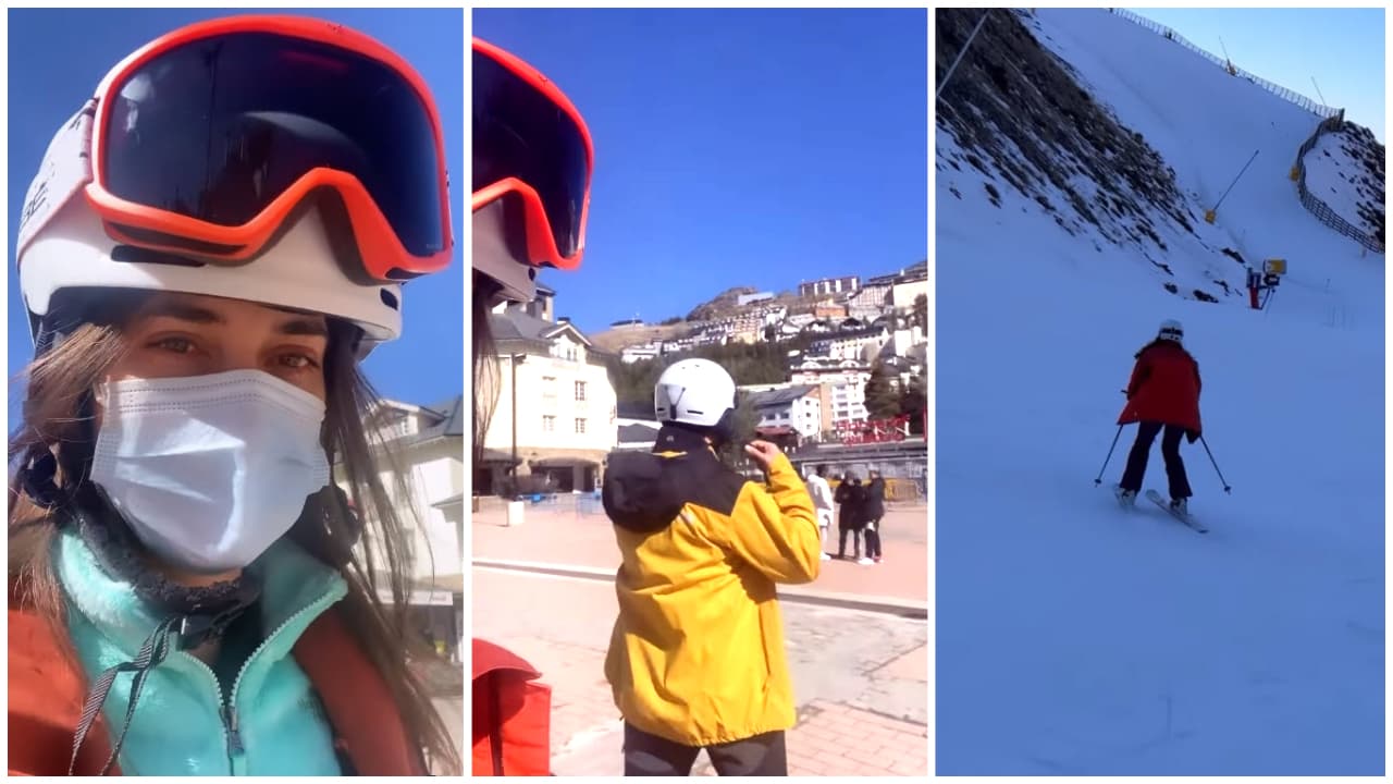 La modelo venezolana compartió un breve video donde muestra que va con un hombre, que por el color amarillo de la chamarra todo indica que es Iván, ya que en la 'selfie' que compartió el actor viste una parecida.
<br>