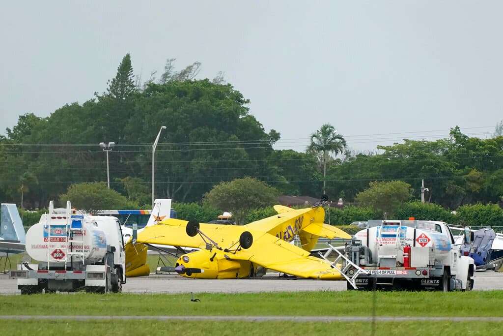 El miércoles en la mañana se vieron ya con más claridad los estragos de los vientos.