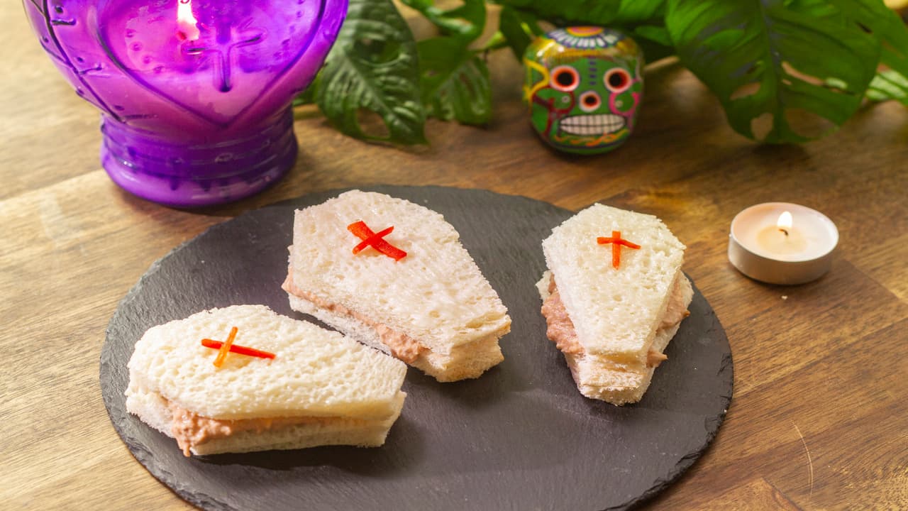 Sandwich en forma de ataúd