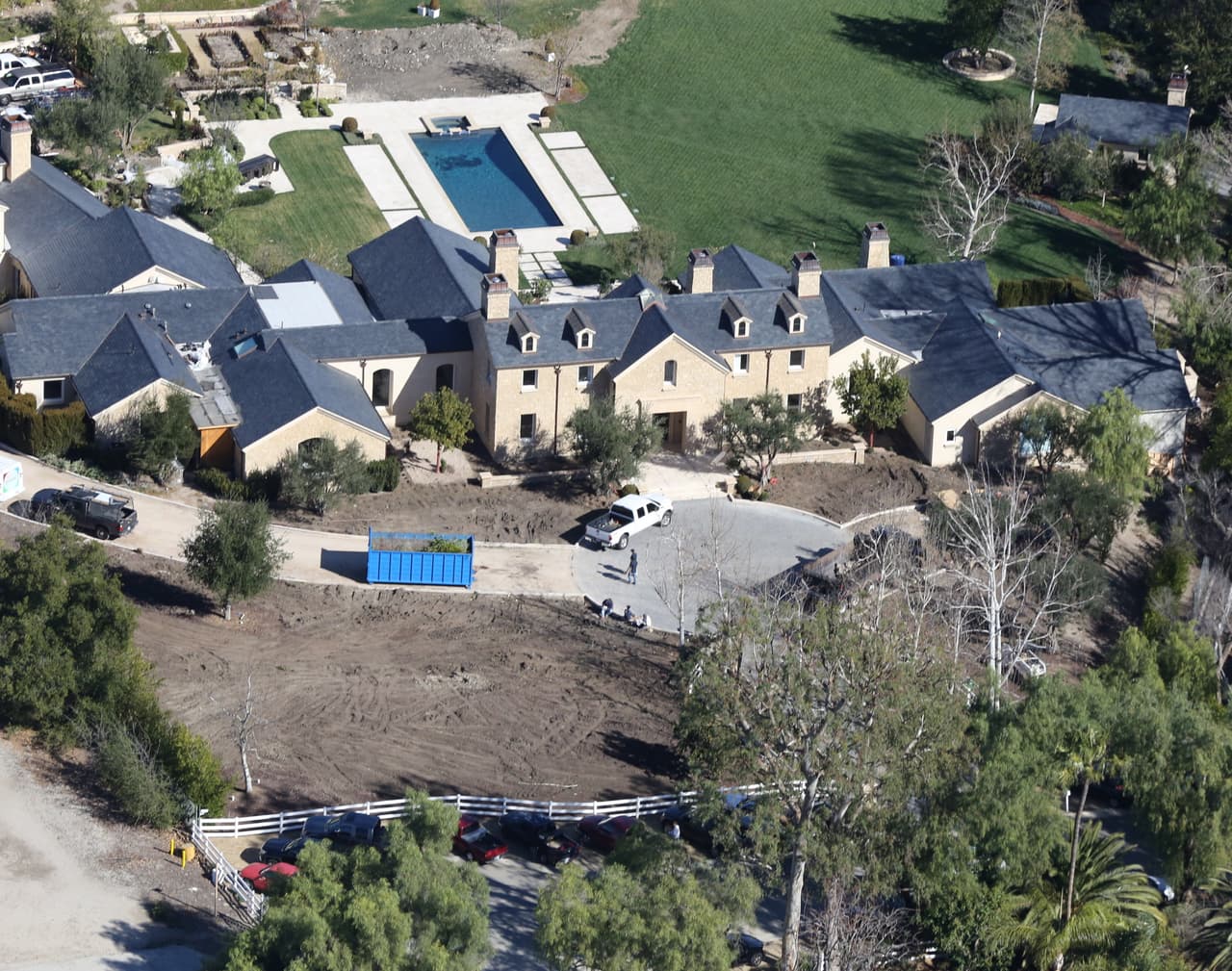 Esta es la casita de Kim y Kanye.