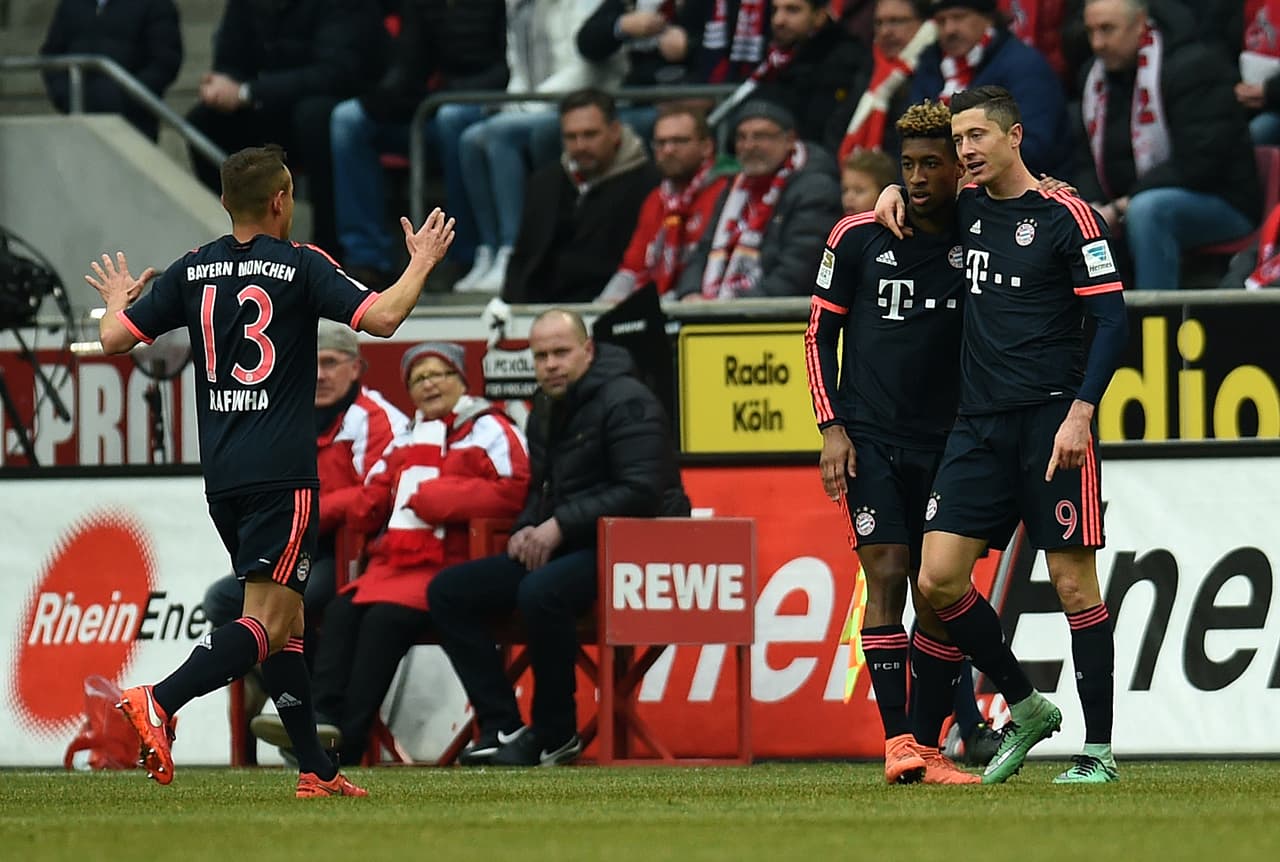 Bayern Munich vence a Colonia con gol de Lewandowski y sigue al frente de la Bundesliga