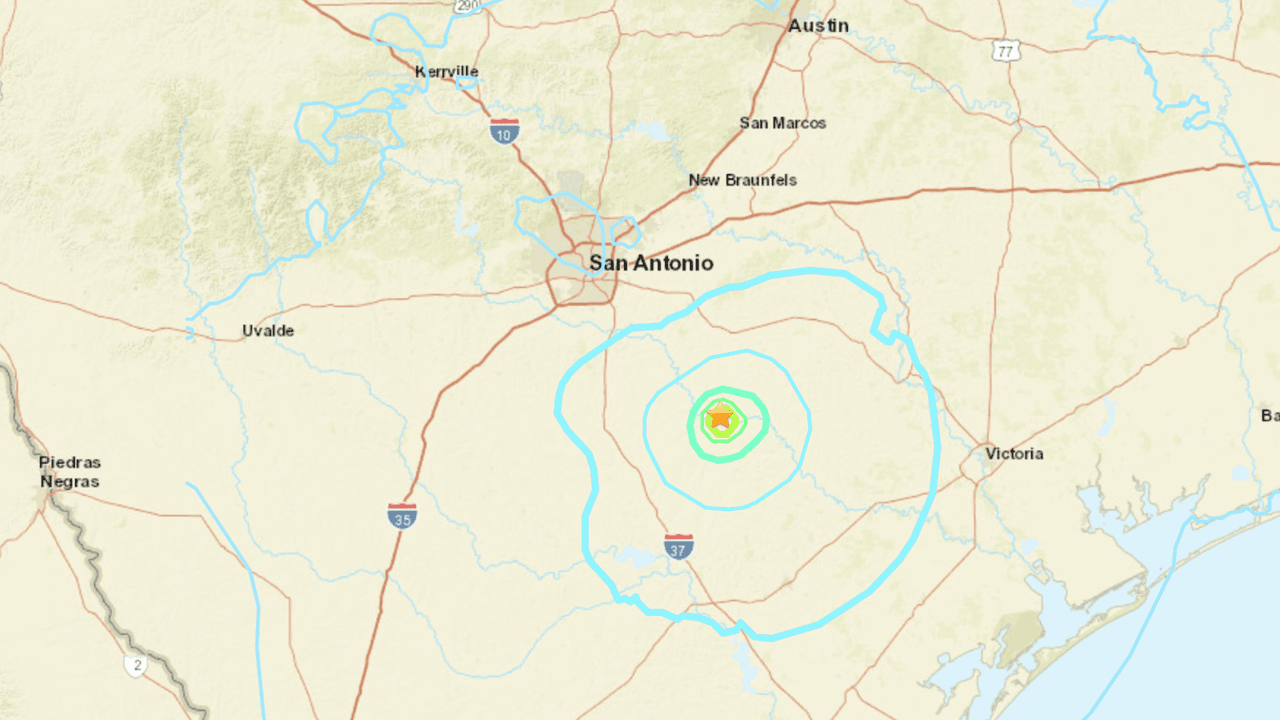 Temblor de 4.7 se registra en Texas y usuarios dicen sentirlo en San Antonio y Austin