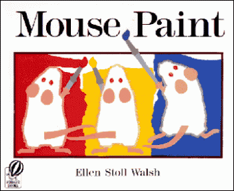 Mouse Paint/Pintura de ratón por Ellen Stohl Walsh
<br>
<br>De los grandes preferidos entre niños y mayores, Pintura de ratón es un 
<a href="https://www.startwiththewinners.com/Books/Mouse+Paint/" target="_blank">clásico</a>. Este cuente está diseñado para los más pequeños de la casa. Repasa los colores de una manera animada y entretenida con ratoncitos jugando no ajenos a la amenaza de un gato próximo. 
<br>