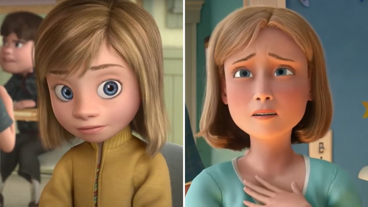 La mamá de Andy se parece físicamente a Riley