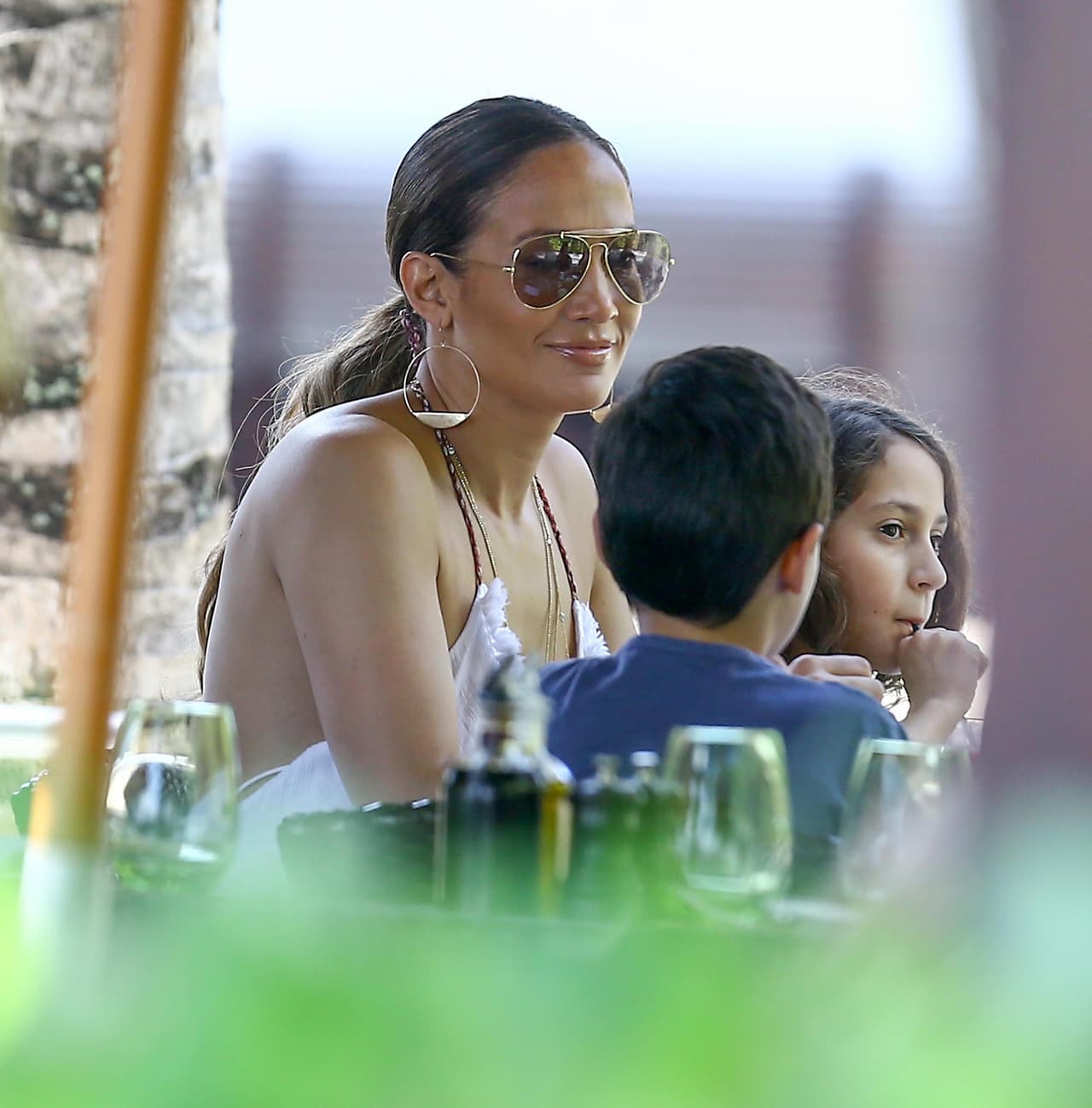 Sin duda, un día feliz para la famosa y sus nenes.